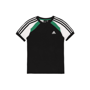 ADIDAS PERFORMANCE Tricou funcțional negru / alb / verde imagine