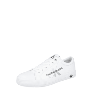 Calvin Klein Jeans Sneaker low alb / negru / argintiu imagine