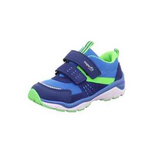 SUPERFIT Sneaker albastru cer / marine / verde neon / alb imagine