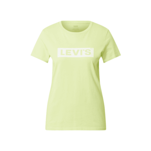 LEVI'S Tricou verde pastel / alb imagine