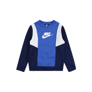 Nike Sportswear Bluză de molton 'Amplify' albastru royal / alb / albastru închis imagine