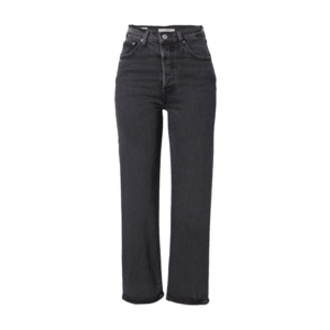 LEVI'S Jeans 'RIBCAGE STRAIGHT ANKLE BLACKS' negru denim imagine
