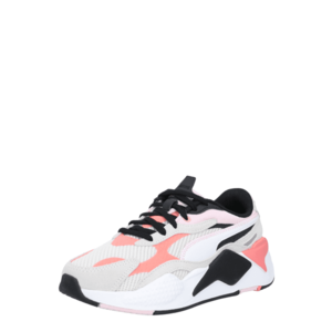 PUMA Sneaker low gri deschis / coral / alb / negru / roz imagine