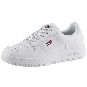 Tommy Jeans Sneaker low alb / roșu / navy imagine
