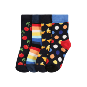 Happy Socks Șosete albastru / roșu / galben / alb / caisă imagine