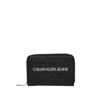 Calvin Klein Jeans Portofel 'Accordion' negru / alb imagine