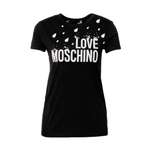 Love Moschino Tricou negru / alb imagine