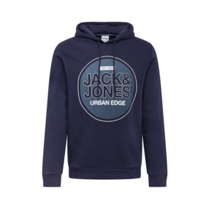 JACK & JONES Bluză de molton 'BOOSTER' navy / alb / albastru deschis imagine