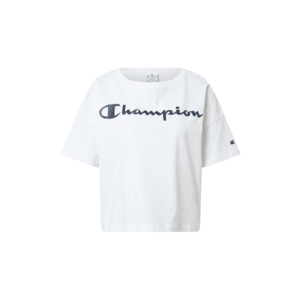 Champion Authentic Athletic Apparel Tricou alb / albastru noapte imagine