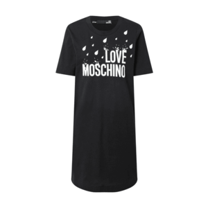 Love Moschino Rochie negru / alb imagine