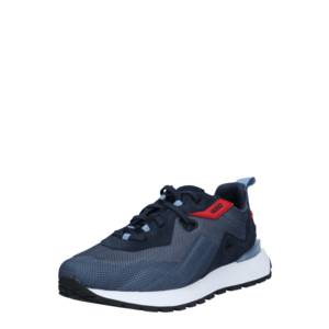 HUGO Sneaker low 'Cubite' albastru fum / navy / roșu imagine