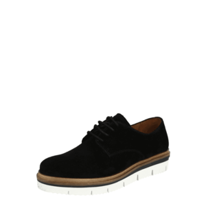Bianco Pantofi cu șireturi 'STELA' negru imagine