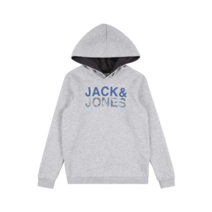 Jack & Jones Junior Bluză de molton 'Art' gri amestecat / albastru fum / albastru deschis / albastru porumbel imagine