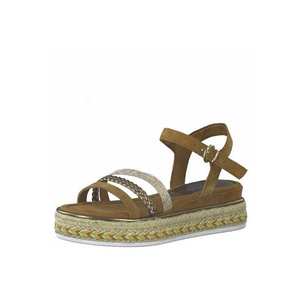 MARCO TOZZI Sandale cu baretă cupru / maro / auriu imagine