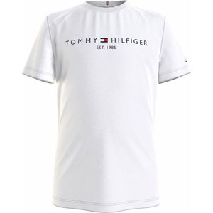 TOMMY HILFIGER Tricou alb / navy / roși aprins imagine