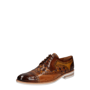 MELVIN & HAMILTON Pantofi cu șireturi maro imagine