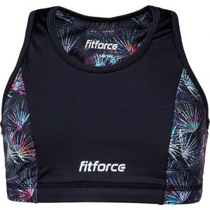 Fitforce SNOOTY Bustieră fitness de fete, negru, mărime imagine