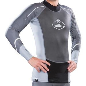 LAVACORE LC EXTREME SHIRT Bluză cu lână Merinos pentru sporturi nautice extreme, gri, mărime S imagine