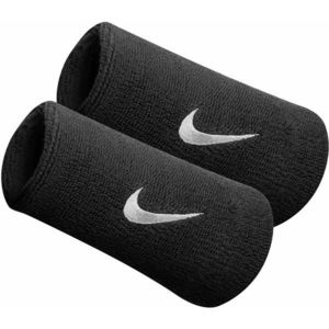 Nike SWOOSH DOUBLEWIDE WRISTBAND SWOOSH DOUBLEWIDE WRISTBAND - Manșetă transpirație, negru, mărime imagine