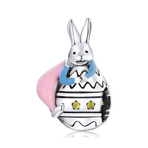 Talisman din argint Bunny on Egg imagine