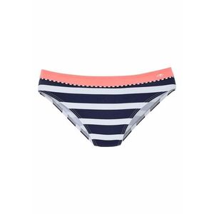 KangaROOS Slip costum de baie bleumarin / roz neon / alb imagine