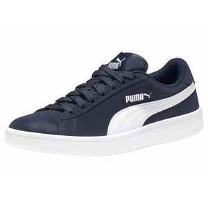 PUMA Sneaker 'Smash V2 SD' alb / albastru marin imagine