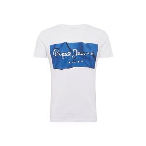 Pepe Jeans Tricou 'Raury' alb / albastru imagine