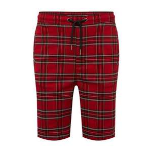 Urban Classics Pantaloni roșu / negru imagine