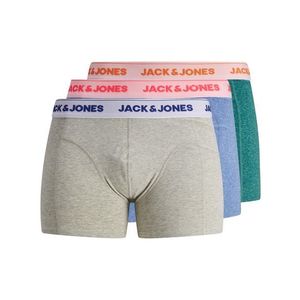 JACK & JONES Boxeri 'SUPER TWIST' gri deschis / verde / albastru deschis imagine