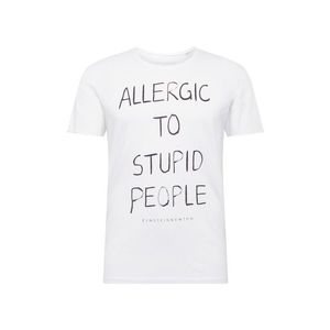 EINSTEIN & NEWTON Tricou 'Allergic T-Shirt Bass' negru / alb imagine