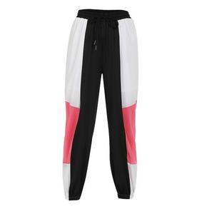myMo ATHLSR Pantaloni sport roz neon / alb / negru imagine