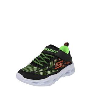 SKECHERS Sneaker 'Vortex-Flash' verde limetă / portocaliu / negru imagine