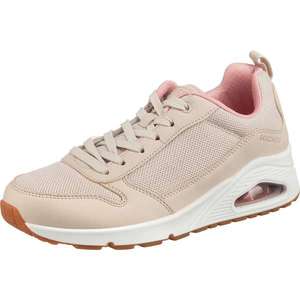 SKECHERS Sneaker low 'Uno' alb kitt / roz pal imagine