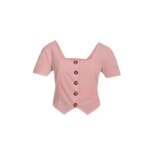 MYMO Bluză roz pastel imagine