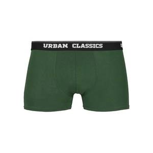 Urban Classics Boxeri verde închis / gri amestecat / negru / alb imagine