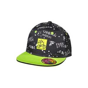 MAXIMO Pălărie 'Urban Riders' negru / verde / galben imagine