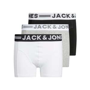 Jack & Jones Junior Chiloţi alb / negru / gri imagine