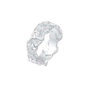 ELLI Inele 'Ginkgo' argintiu imagine