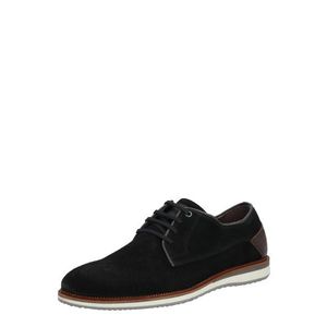BULLBOXER Pantofi cu șireturi maro / negru imagine
