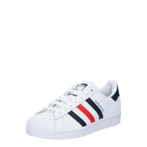 ADIDAS ORIGINALS Sneaker low 'Superstar' alb / bleumarin / roșu imagine