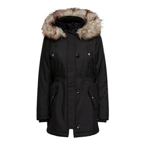 ONLY Parka de iarnă 'Iris' negru / maro deschis imagine