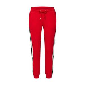 Urban Classics Pantaloni roși aprins / negru / alb imagine