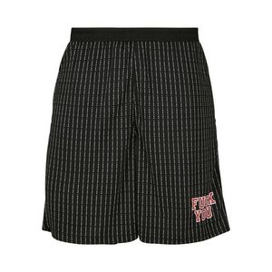 Mister Tee Pantaloni negru / alb imagine