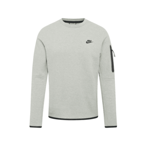 Nike Sportswear Bluză de molton 'Tech Fleece' gri deschis / negru imagine