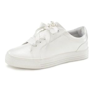 LASCANA Sneaker low alb perlat / alb imagine