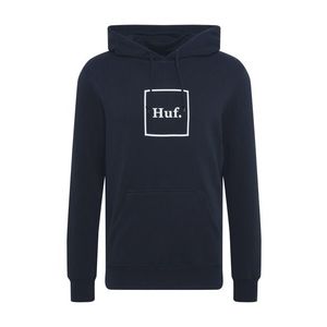 HUF Bluză de molton negru / alb imagine