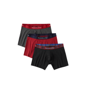 Abercrombie & Fitch Boxeri gri metalic / gri amestecat / roșu amestecat / albastru închis / mai multe culori imagine