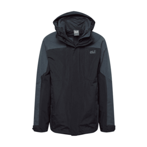 JACK WOLFSKIN Geacă outdoor 'KING SKY' negru / gri închis imagine