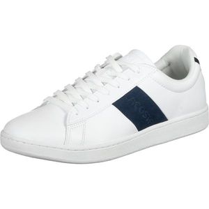 LACOSTE Pantofi cu șireturi sport ' Carnaby EVO ' alb / albastru imagine