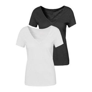 VIVANCE Tricou negru / alb imagine